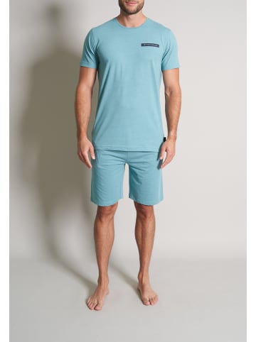Tom Tailor Shorty in grün-hell-melange