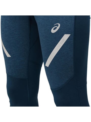 asics Laufhose Lite-Show Winter Tight in Dunkelblau