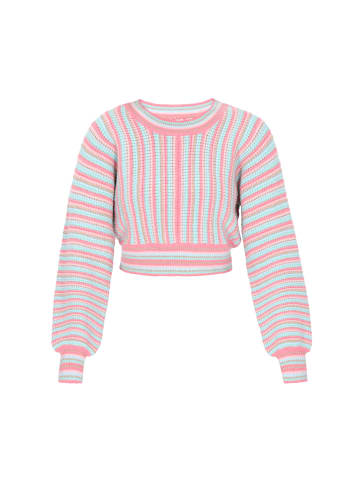 IZIA Sweater in turquoise multicolor
