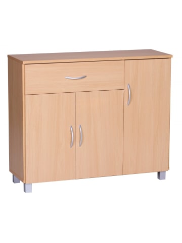 FineBuy Sideboards "SV39671" in Braun / Buche