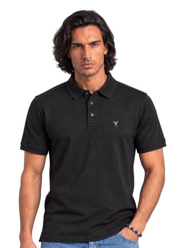 Carlo Colucci Poloshirt Franer in Black
