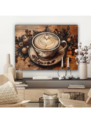 MuchoWow Leinwand bilder Kaffee (BxH)
