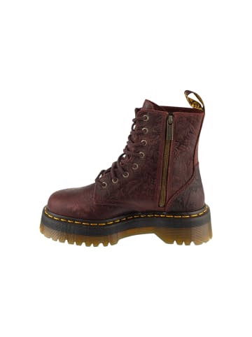 Dr. Martens Dr. Martens Jadon Emboss Floral in Dunkelrot