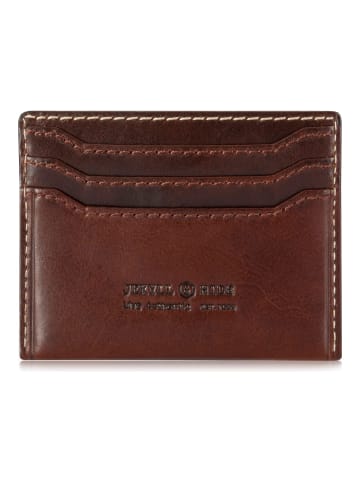 Jekyll & Hide Kreditkartenetui RFID Schutz Leder 10 cm in mocha
