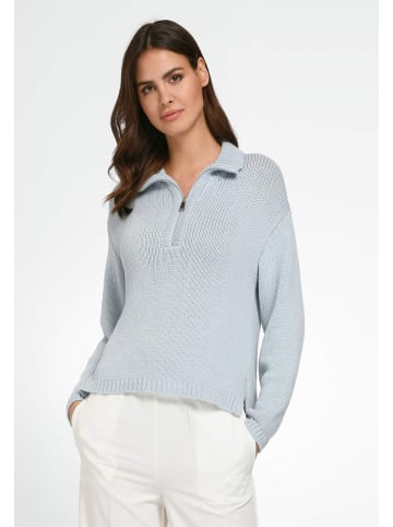 tRUE STANDARD Strickpullover Cotton in HELLBLAU