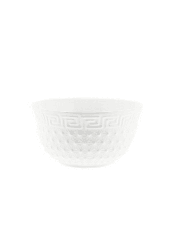 Almina Almina 6 Teiliger Schalen-Set Weiß aus Porzellan mit Muster in Weiß