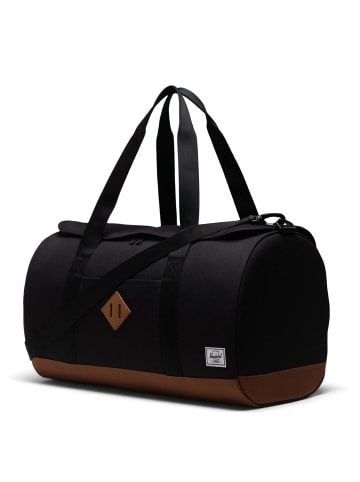 Herschel Heritage Duffle - Reisetasche 52 cm (navy/saddle brown) in black/saddle brown