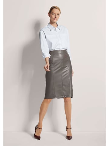 MADELEINE Bleistift-Rock im Leder-Look in graphit