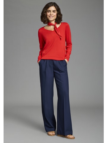 FLASHLIGHTS V-Ausschnitt-Pullover in rot