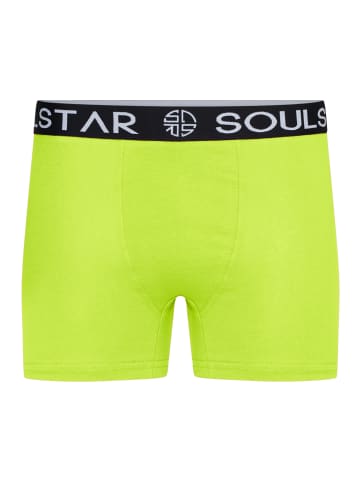 SOUL STAR Boxershorts - MUBOXER5 in Turq_Pink_Lime