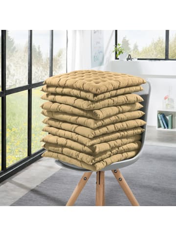 REDBEST Stuhlkissen 10er-Pack in beige