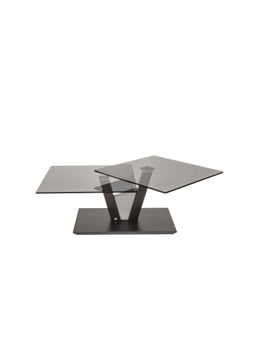 58 aufm Kessel COUCHTISCH Cadance 97x65x43 Wohnzimmertisch Parsolglas/Grau/Anthrazit