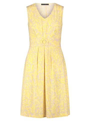 Betty Barclay Shirtkleid ohne Arm in Beige/Yellow