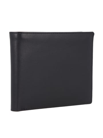Esquire Frankfurt Geldbörse RFID Schutz Leder 12 cm schwarz