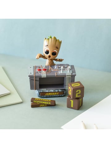 Grupo Docor Ewiger Kalender Marvel Groot Figur Death Button 3D Dauerkalender