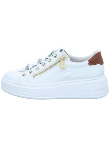 rieker Sportlicher Slipper in weiß