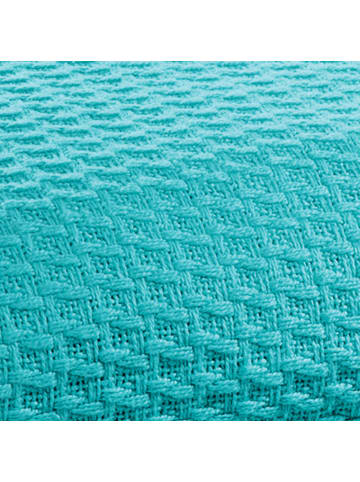 Erwin Müller Baumwolle Sommer-Decke 2er-Pack Siena in türkis