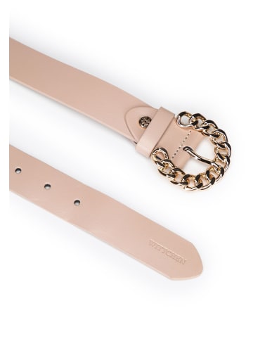 Wittchen Leather belt in Beige