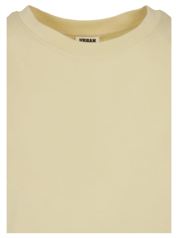 Urban Classics Urban Classics Damen Ladies Organic Oversized Slit Tee Dress in softyellow