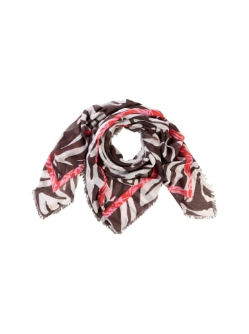 Camel Active Schal mit Allover Print in Braun