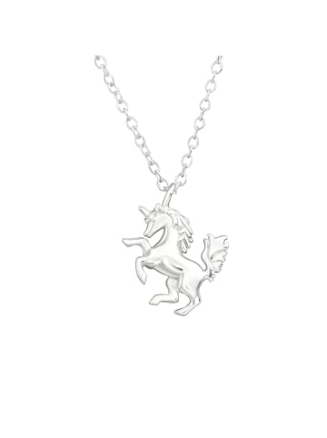 Alexander York Kette mit Anhänger EINHORN in 925 Sterling Silber, 2-tlg. in silber