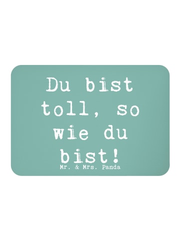 Mr. & Mrs. Panda magnet Spruch Schulanfang Einzigartig mit Spruch in Meeresbrise