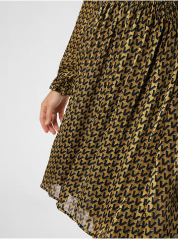 Marie Lund Kleid in gold schwarz