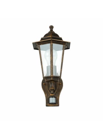 Licht-Erlebnisse Außen Wandlampe (B)17 x (H)39 cm in Kupfer Antik