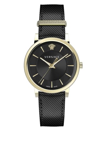 Versace Quarzuhr für Herren in Schwarz