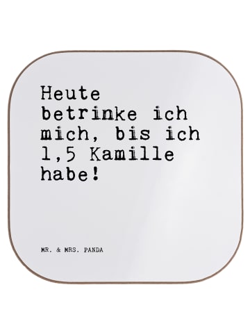 Mr. & Mrs. Panda unterleger Heute betrinke ich mich,... mit Spruch in Weiß