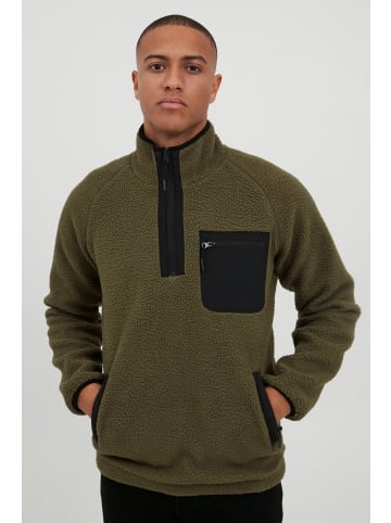 INDICODE Fleecejacke IDTrout 55379MM Herren Fleecejacke mit Stehkragen in Grün
