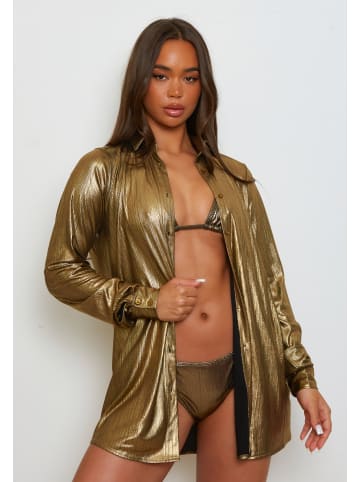 Moda Minx Strandshirt Shimmering Lights in Espresso