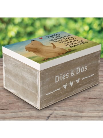 Mr. & Mrs. Panda Aufbewahrungsbox Hund Liebe Design mit Spruch in Weiß