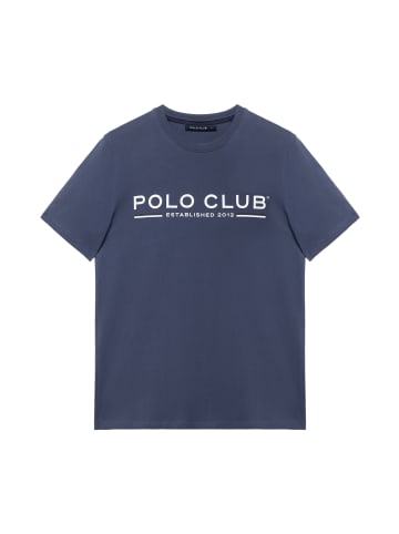 Polo Club T-Shirt in Denimblau