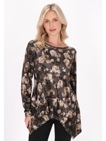Usha Women Blouse in brown multicolor