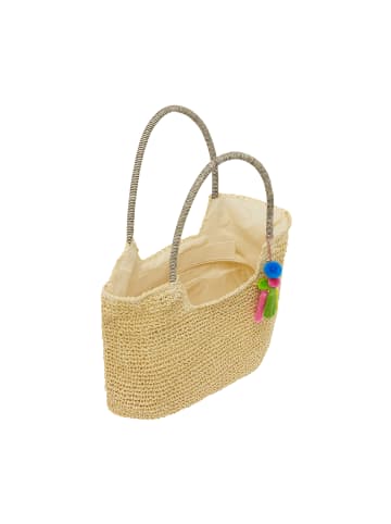 IZIA Women Tote Bag in Beige