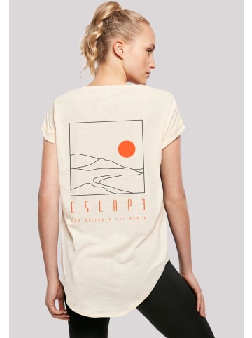 F4NT4STIC Long Cut T-Shirt Escape Discover the World Landscape in Whitesand