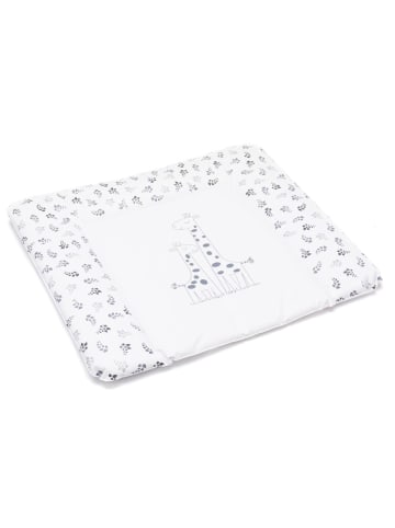 fillikid Wickelauflage Softy 75 x 85 cm - Giraffe - Weiß in weiss