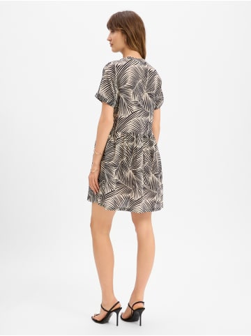 Vila Kleid VILimia Kea in beige schwarz - 0001