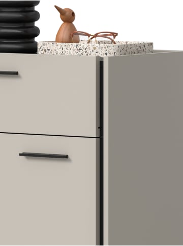 Inn.Furn Garderobe Set 4-teilig in kaschmir 165 cm, Garderobenschränke mit Soft-Close