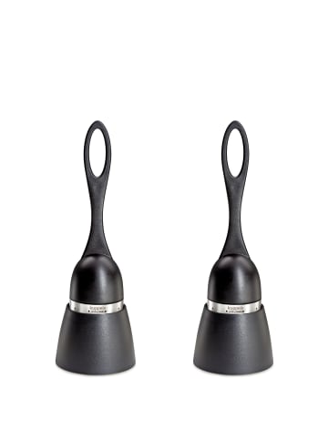 Kuppels 2-tlg. Tee Ei TEA TIME in schwarz