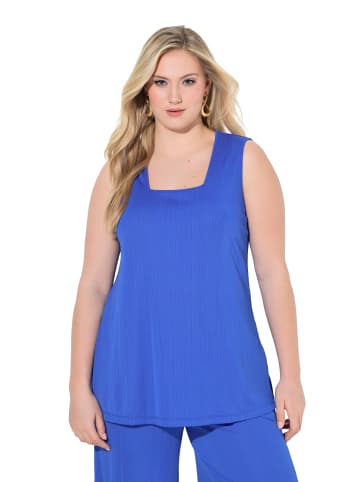 Ulla Popken Strick-Top in azurblau