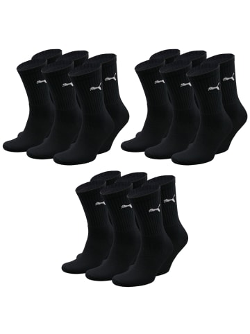 Puma Bodywear Socken 9 Paar in Schwarz