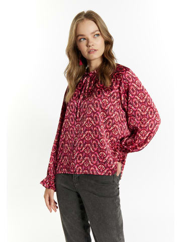 IZIA Damen Bluse in Pink Mehrfarbig