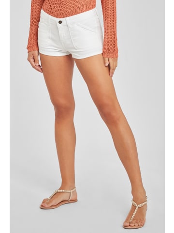 Buffalo Buffalo Hotpants, weiß in weiß