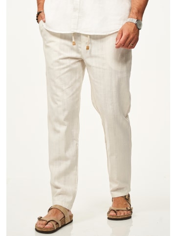 DAILY COTTON Leinenhose - im Chinohosen Stil mit Gummibund in Ecru