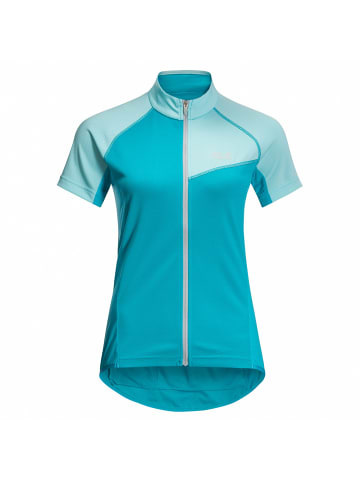Jack Wolfskin W TOURER FULLZIP TEE in Hellblau