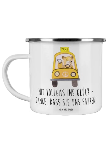 Mr. & Mrs. Panda Teebecher Chauffeur Glück mit Spruch in Weiß