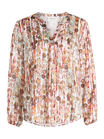 CARTOON Blusenshirt mit Muster in Brown/Red