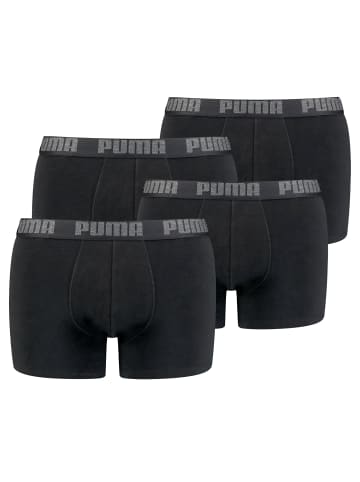 Puma Boxershort 4er Pack in Schwarz